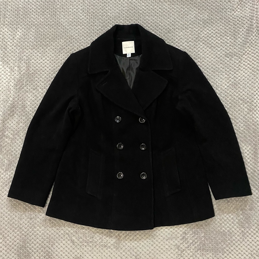 Croft&Barrow Wool Coat, Black